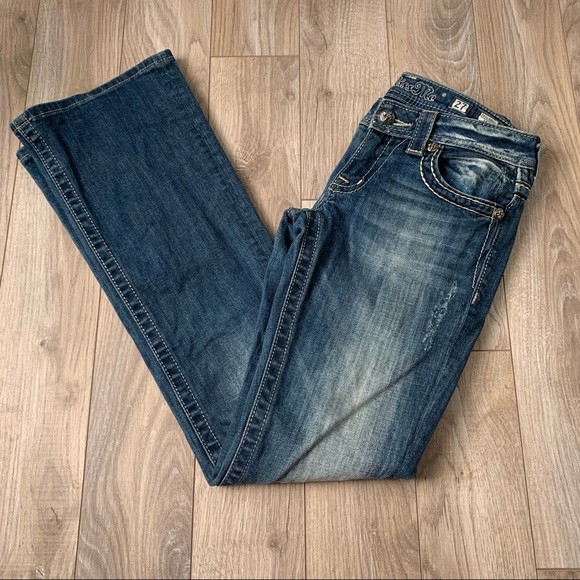 Miss Me boot cut jeans Je5688b2l Size 27 - Picture 2 of 7